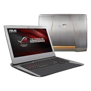 ASUS 华硕 G752VY-T7048T 17.3英寸 游戏本 灰色(酷睿i7-6700HQ、GTX  980M、24GB、256GB SSD+1TB HDD）