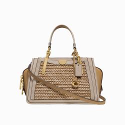 COACH 蔻驰 DREAMER女士拼色斜挎手提包