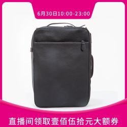 COACH 蔻驰 男士大号黑色手提单肩公文双肩包