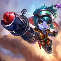 LEAGUE OF LEGENDS 英雄联盟 英雄皮肤 火箭达人 崔丝塔娜