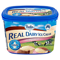 Bulla 桶装鲜奶冰淇淋 澳大利亚原装进口网红冰激凌2L大桶装冷饮 三色冰淇淋2L