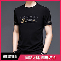BLACKGATEONE 不一样的黑色T恤印花男式短袖休闲运动T恤