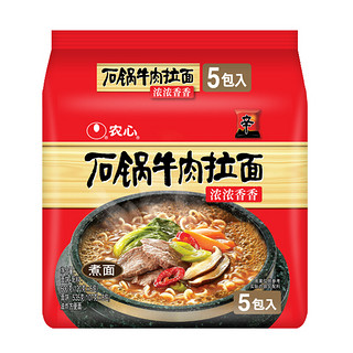 NONGSHIM 农心 石锅牛肉拉面 120g*5包