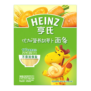 Heinz 亨氏 优加系列 营养面条 胡萝卜味 252g