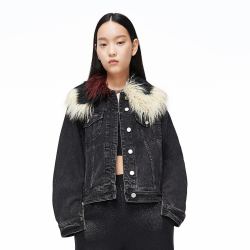 MO&Co. 摩安珂 MBO4JKTX04S99 女士牛仔外套