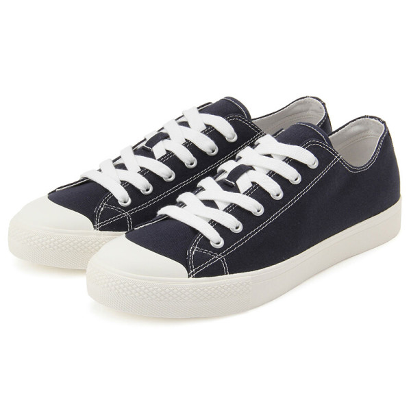 商品无印良品 muji 男式 运动鞋(男士) 帆布鞋 休闲鞋 藏青色 26.