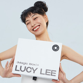 LUCY LEE LUCYLEE白魔盒五件套女丸子头马尾真发挂耳染蓬松假发片套装隐形