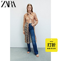 ZARA [折扣季]  女装 珠片饰长款衬衫 04786268942