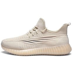 doublestar双星女鞋椰子鞋春季透气飞织情侣时尚潮鞋舒适休闲运动鞋cm