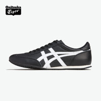 Onitsuka Tiger鬼塚虎男女款舒适透气运动休闲鞋MACHU RACER 1183B770 黑色/白色 38