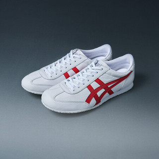 Onitsuka Tiger鬼塚虎男女款舒适透气运动休闲鞋MACHU RACER 1183B770 白色/红色 39