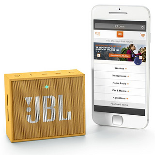 JBL 杰宝 GO 便携式蓝牙音箱 柠檬黄