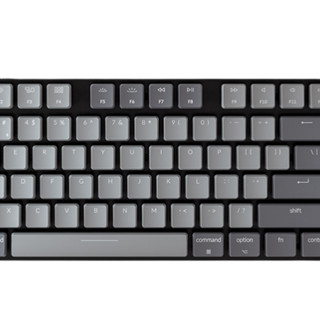 keychron K1 87键 蓝牙双模机械键盘 黑色 佳达隆矮红轴 单光