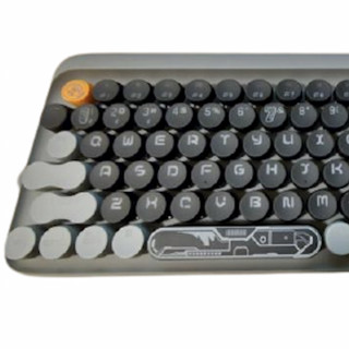 LOFREE 洛斐 EP115 山东舰联名 84键 2.4G蓝牙 双模无线机械键盘 国产茶轴+MAUS薯片鼠标 无线键鼠套装