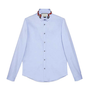 gucci 古驰 男士长袖衬衫 433550 z3898 4850