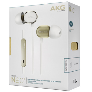 AKG 爱科技 N20C 入耳式动圈有线耳机 金色 3.5mm