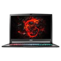 MSI 微星 GS73VR 7RG-035CN 17.3英寸 游戏本 黑色(酷睿i7-7700HQ、GTX 1070 Max-Q 8G、16GB、256GB SSD+1TB HDD、1080P、120Hz)