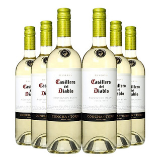 Casillero del Diablo红魔鬼 苏维翁白/长相思白葡萄酒 750ml 整箱装 智利进口