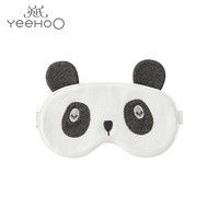 英氏儿童熊猫立体耳朵眼罩仿丝棉21春夏 深碳灰YZJKJ31008A01 73cm