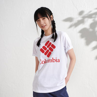 哥伦比亚 2021春夏新品Columbia哥伦比亚T恤女户外印花圆领短袖AR2373