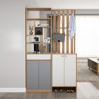 AHOME A家家具 GX213+GX216 北欧玄关柜组合 原木色120*35*200cm