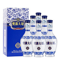 双沟 大曲 小青花 42%vol 绵柔型白酒 480ml*6瓶 整箱装