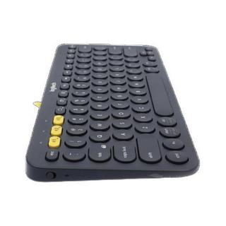 logitech 罗技 K380 79键 2.4G蓝牙 双模无线薄膜键盘 黑色 无光+电池