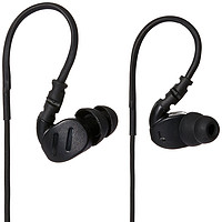 AmazonBasics 亚马逊倍思 入耳式挂耳式有线耳机 黑色 3.5mm