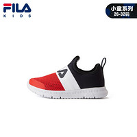 FILA KIDS斐乐童鞋男童运动鞋2021新款小童男宝宝网面透气儿童鞋 K54B152403 火红/传奇蓝-RN 29码/内长18.0cm