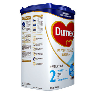 Dumex 多美滋 精确盈养心护+系列 较大婴儿奶粉 国行版 2段 900g