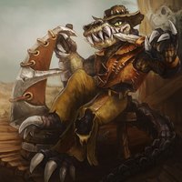 LEAGUE OF LEGENDS 英雄联盟 英雄皮肤 荒野之咬 雷克顿