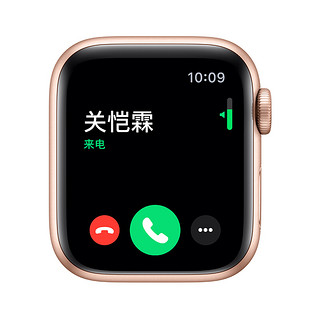 Apple 苹果 Watch Series 5 GPS款 智能手表 40mm 金色铝金属表壳 粉砂色运动型表带 (GPS）