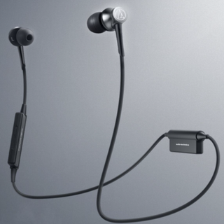 audio-technica 铁三角 ATH-CKR55BT 入耳式颈挂式动圈蓝牙耳机