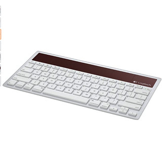 logitech 罗技 K760 78键 蓝牙无线薄膜键盘 白色 无光