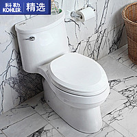 KOHLER 科勒 马桶艾黛儿小户型静音虹吸式家用抽水连体坐便器节水坐厕5171