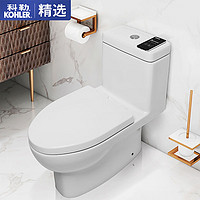 KOHLER 科勒 连体马桶静音节水家用座便器五级旋风缓降虹吸K-28866T