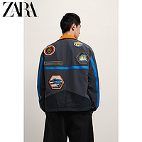 ZARA [折扣季]男装 补丁饰拼接夹克外套 03833401802