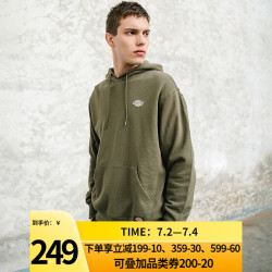 Dickies 帝客 卫衣 男女同款情侣 卫衣男DK008718 青苔绿 0XS