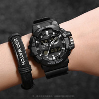 ZGO 正港 859黑色 男士电子表