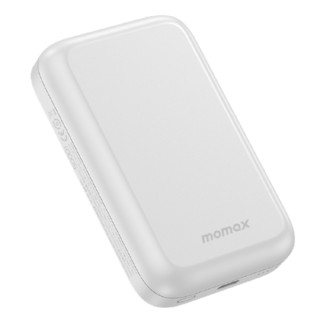 MOMAX 摩米士 IP97 移动电源 白色 5000mAh Type-C 10W无线充 12Pro Max磁吸无线充套装