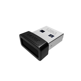 Lexar 雷克沙 S47系列 LJDS47-64GABBK USB3.1 U盘 黑色 128GB USB