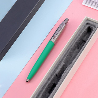 PARKER 派克 Jotter乔特系列 按动签字笔 绿色胶杆 0.55mm 单支装