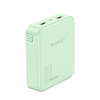 Yoobao 羽博 6024Q 移动电源 抹茶绿 10000mAh Type-C 22.5W