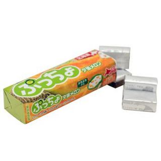 有券的上：UHA 悠哈 日本原装进口 普超软糖 哈密瓜味条糖50g