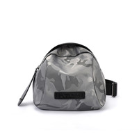 布帆人 女士单肩贝壳包 B80304 灰色迷彩