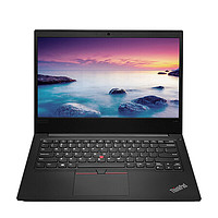 ThinkPad 思考本 E480 14英寸 商务本 黑色(锐龙R5-2500U、核芯显卡、8GB、256GB SSD、1080P、20KUA001CD)