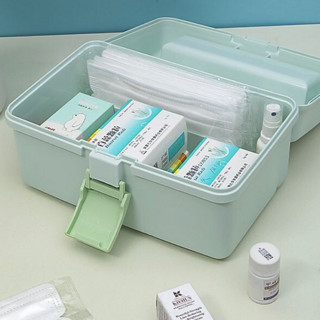 IRIS 爱丽思 2023新款药箱家庭装儿童医疗常备药物收纳盒应急大容量家用
