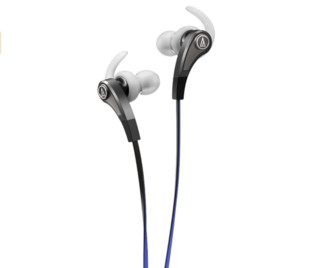 audio-technica 铁三角 ATH-CKX9 入耳式挂耳式有线耳机 银色 3.5mm