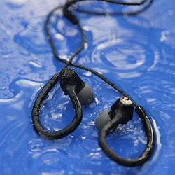 audio-technica 铁三角 ATH-SPORT10 入耳式挂耳式有线耳机 黑色 3.5mm