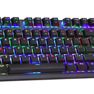 MOTOSPEED 摩豹 K82 87键 有线机械键盘 碳晶黑 高特青轴 RGB